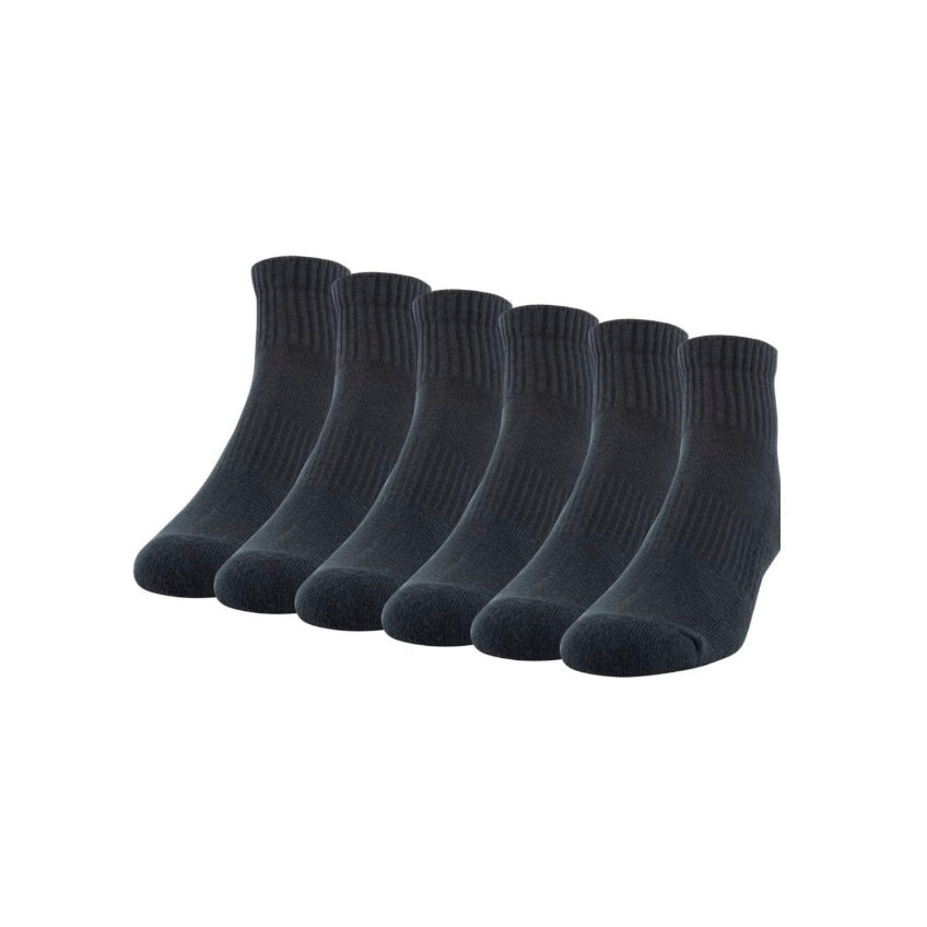 Black Ankle Socks 6 Pack (3820011)