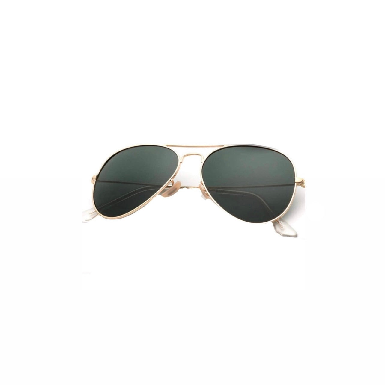 ''Olive Gold'' Classic Aviator Sunglasses (9009511)