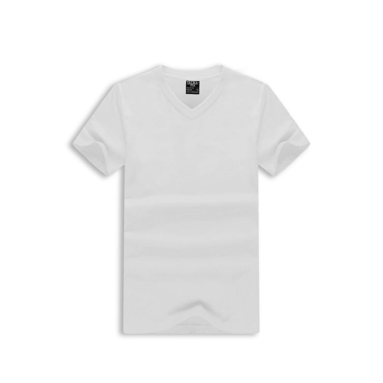Talha Short Sleeve V-Neck T-Shirt - Bright White (555100)