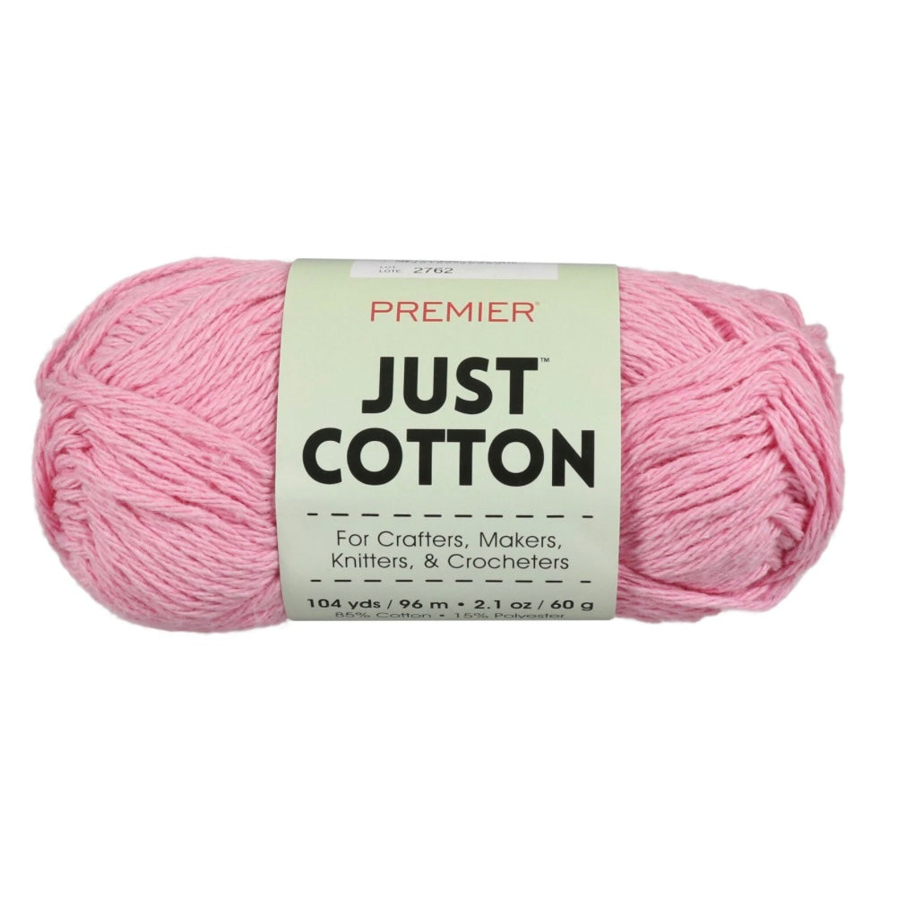 Premier Just Cotton Pink Yarn 104 yd (330481)