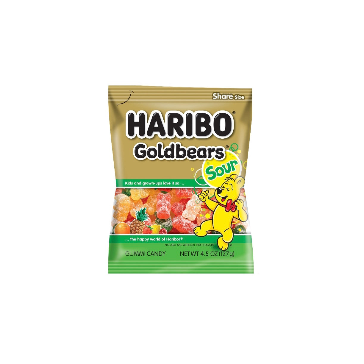 Haribo Sour Goldbears 4.5 oz (42238312210)