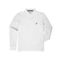 Nautica Classic-Fit Long Sleeve Interlock Polo Shirt Bright White (23233361)