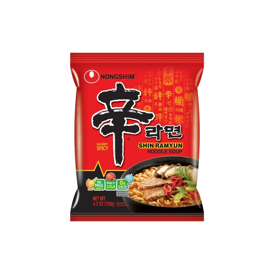 Nongshim Shin Ramyun Spicy Beef Ramen Noodle Soup (980016130)