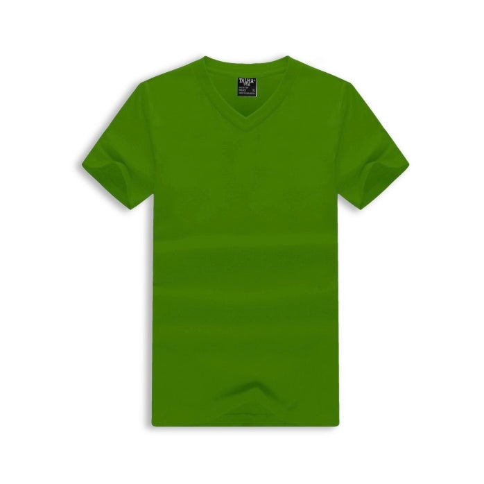 Talha Short Sleeve V-Neck T-Shirt - Crisp Green (555105)