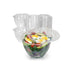 Disposable Plastic Round Bowl with Plastic Lid 48oz (88222/88223)