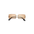 Cartierre Gold Rectangle Rimless Sunglasses (9009595)