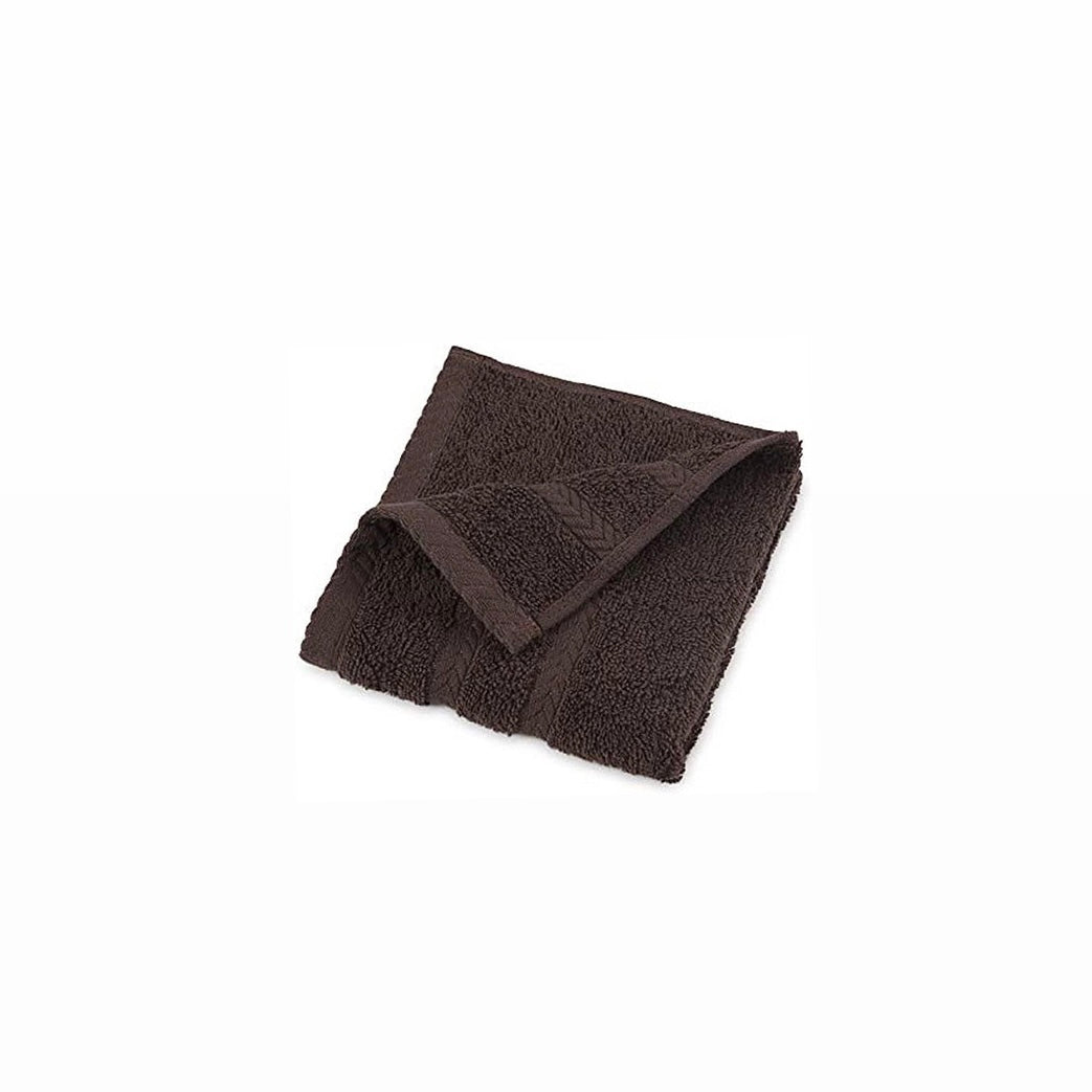 Dark Brown Wash Cloth Face Towel (WCLBR)