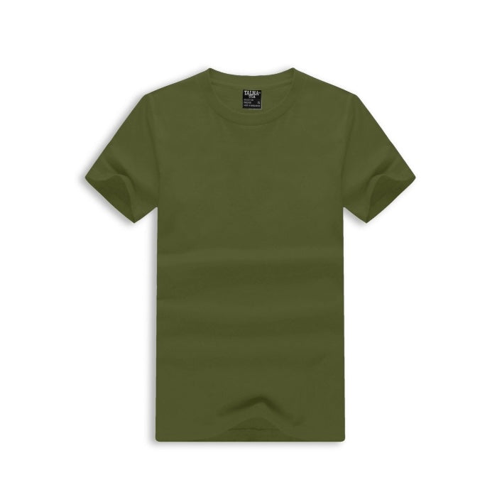 Talha Short Sleeve Crew-Neck T-Shirt - Olive Green (666211)