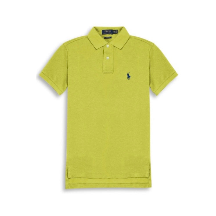 Polo Ralph Lauren Custom-Fit Mesh Polo Shirt Bright Green (903105)