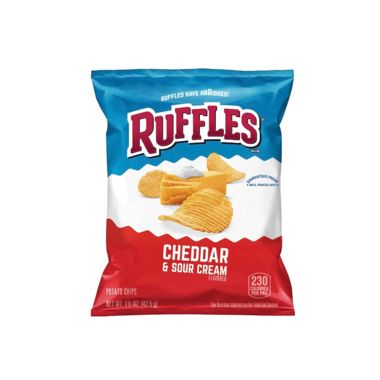 Ruffles Cheddar & Sour Cream Flavored Potato Chips  (990004769-3)