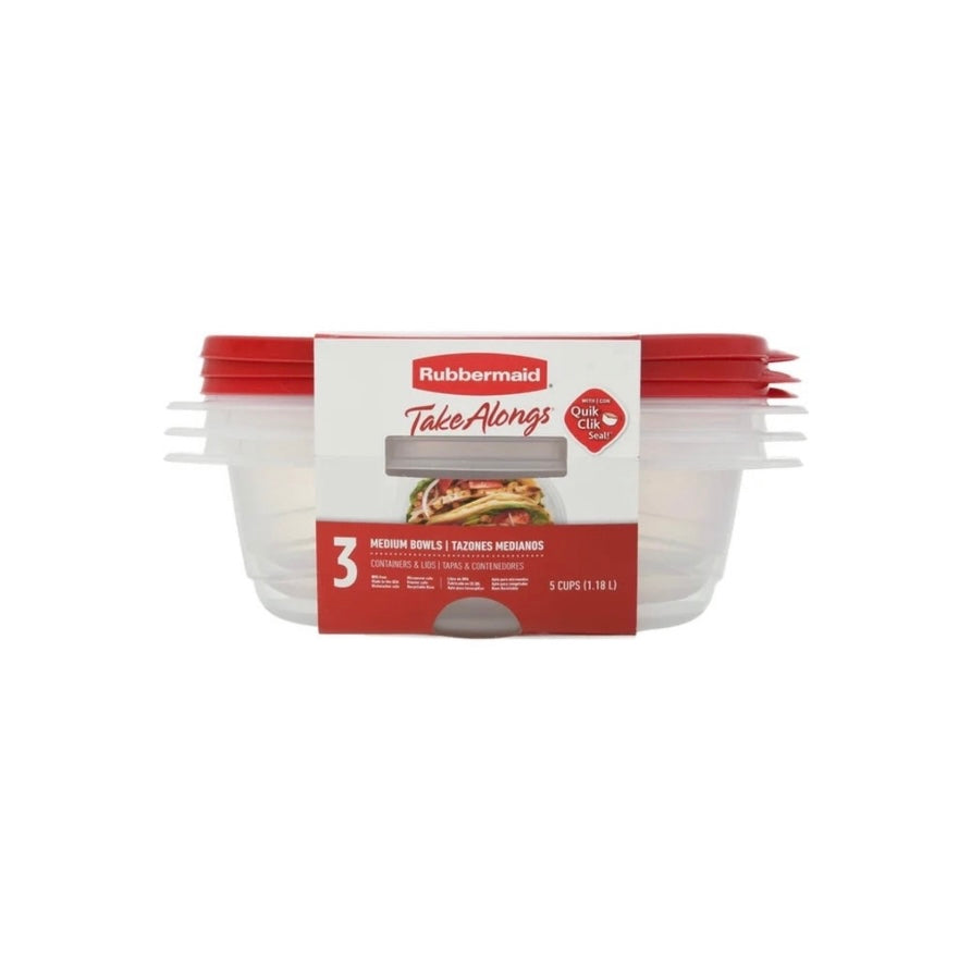 Rubbermaid 4 medium bowls-5 cups (9481090)
